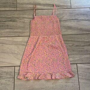 French Connection Smocked mini dress